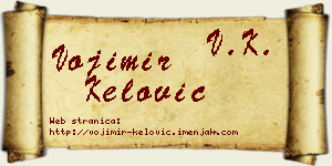 Vojimir Kelović vizit kartica
